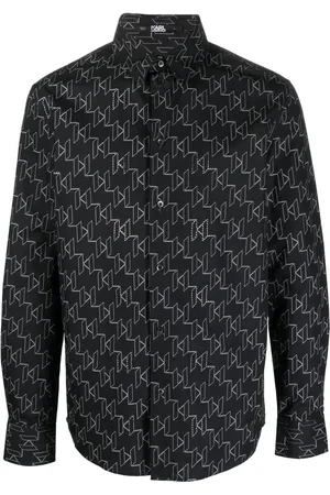 Karl Lagerfeld KL rhinestone-embellished shirt