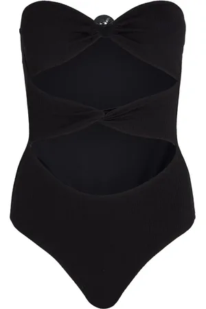 Karl Lagerfeld Fan Charm strapless swimsuit