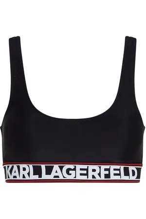 Karl Lagerfeld Logo-underband bikini top