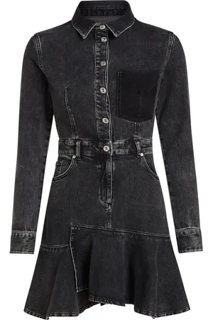 Karl Lagerfeld Ruffled denim minidress