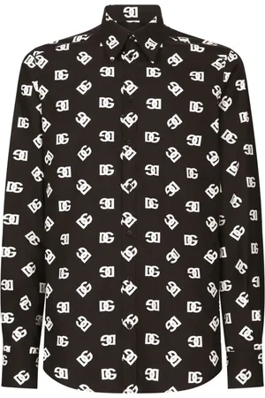 Dolce & Gabbana DG logo-print cotton shirt