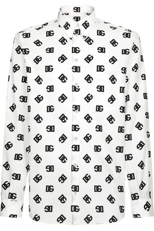 Dolce & Gabbana DG logo-print cotton shirt