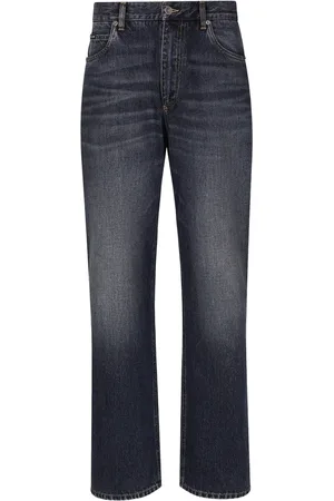 Dolce & Gabbana Wide-leg cotton jeans