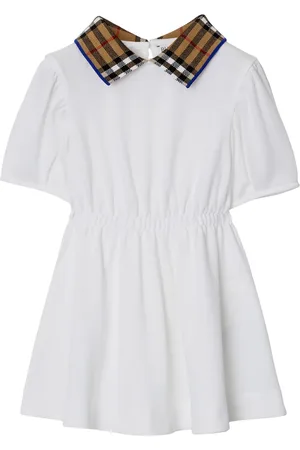 Burberry Check-collar polo shirt dress