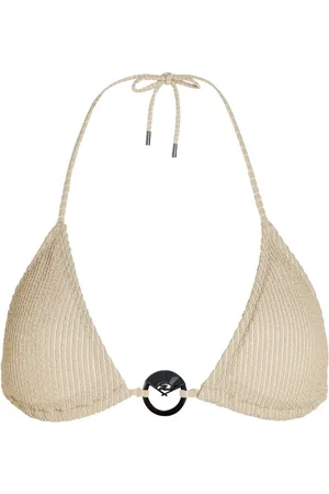 Karl Lagerfeld Fan Charm triangle bikini top
