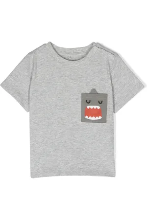 Stella McCartney Shark print mélange T-shirt