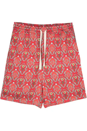 Drôle de Monsieur Graphic-print drawstring bermuda shortss