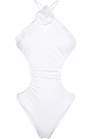 Serafini Floral-appliqu?? swimsuit