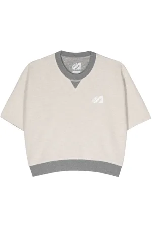 Autry French-terry short-sleeve sweatshirt