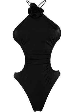 Serafini Floral-appliqué trikini
