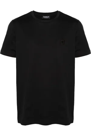 Dondup Logo-embroidered cotton T-shirt