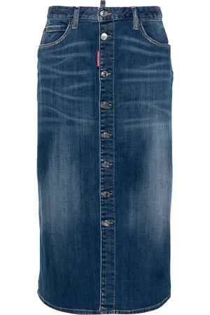 Dsquared2 Med-length denim skirt