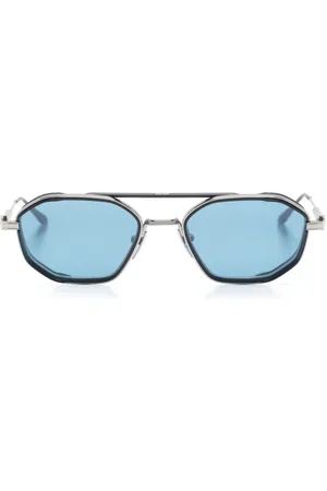 AKONI Eris Two geometric-frame sunglasses