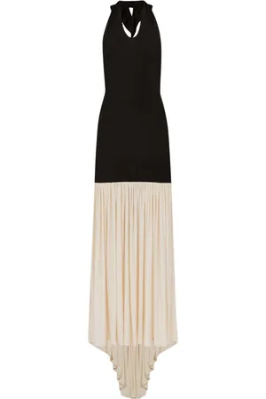 Nina Ricci Halterneck sleeveless maxi dress