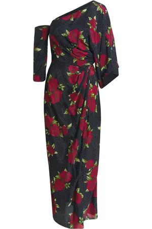 Markarian Bijou one-shoulder midi dress