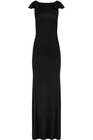 Nina Ricci Bow-embellished open-back gown