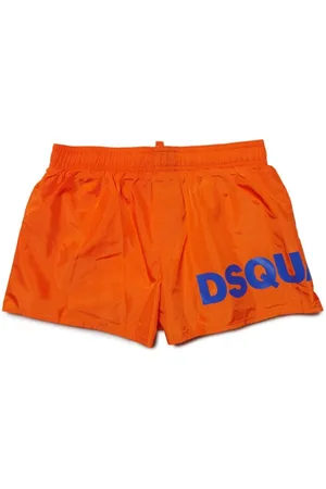 Dsquared2 Logo-print drawstring swim shorts