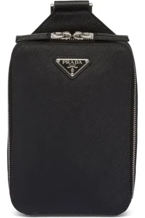 Prada Brique leather shoulder bag