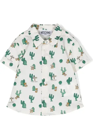 Moschino Teddy Bear-motif cotton shirt