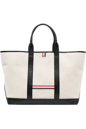 Thom Browne Medium RWB-stripe tote bag