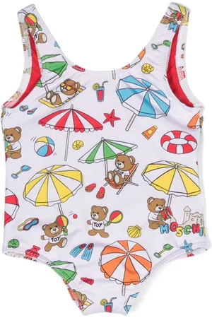 Moschino Teddy Bear-print swimsuit