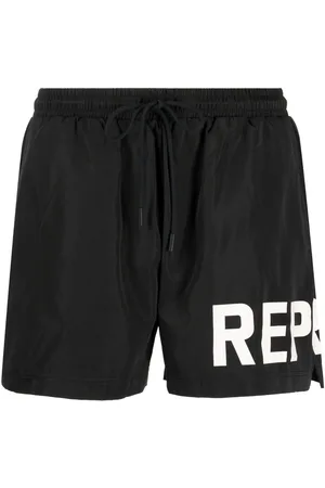 Represent Logo-print swim shorts