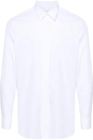 LARDINI French-cuff cotton shirt