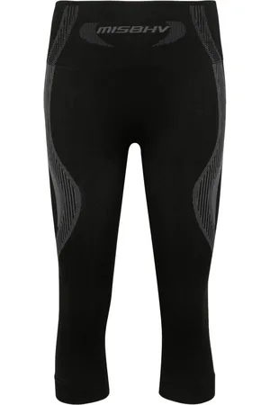 MISBHV Jacquard cropped compression leggings