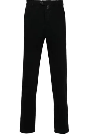 Kiton Mid-rise straight-leg chinos