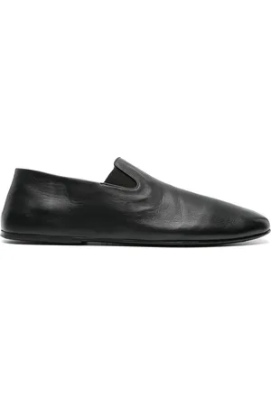 MARSÈLL Square-toe leather loafers