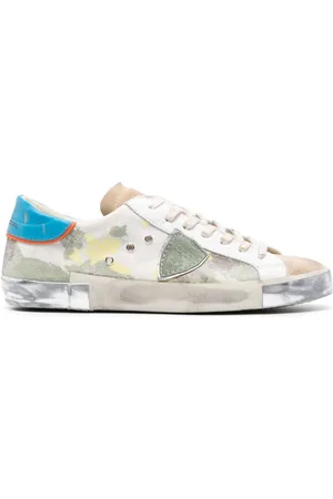 Philippe model Paris logo-patch sneakers