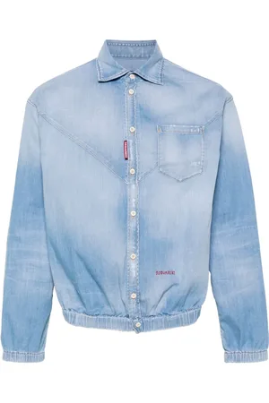 Dsquared2 Elasticated-waistband denim shirt