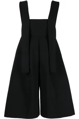 Pockets For Women - White Stuff Viola Crop Linen Dungaree In Black