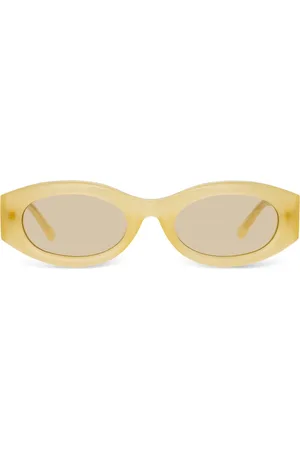 Linda Farrow X The Attico Berta oval sunglasses