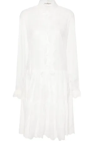 ERMANNO SCERVINO Floral-embroidery mini dress