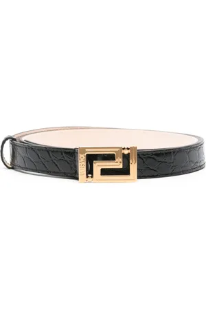 VERSACE Greca Goddess leather belt