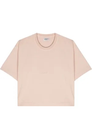 Autry Logo-debossed cotton T-shirt