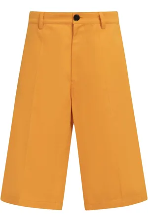 Marni Logo-patch knee-length shorts