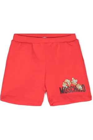 Moschino Teddy Bear-motif cotton shorts