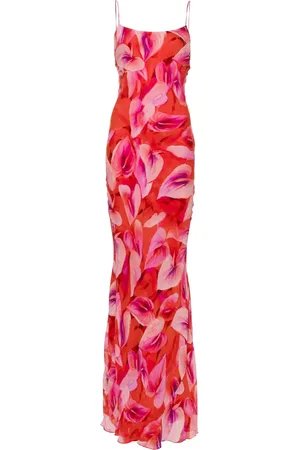 The Andamane Ninfea floral-print slip dress