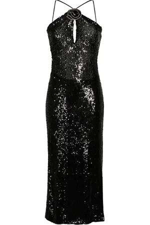 Ilkyaz Ozel Sequinned midi dress