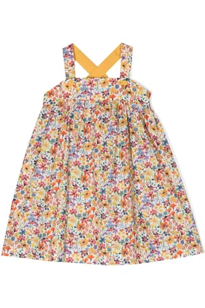 Il gufo Floral-print mini dress