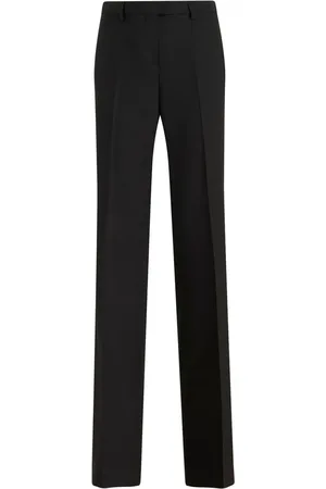Etro High-waisted wool tailored trousers