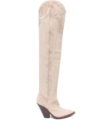 SONORA Santa Fe suede thigh-high boots