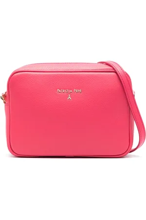 Patrizia Pepe Logo-lettering leather cross body bag