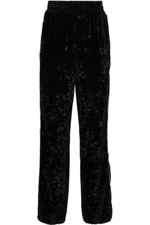 AMIRI Crushed velvet track pants