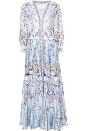 Camilla Season Of The Siren linen dress