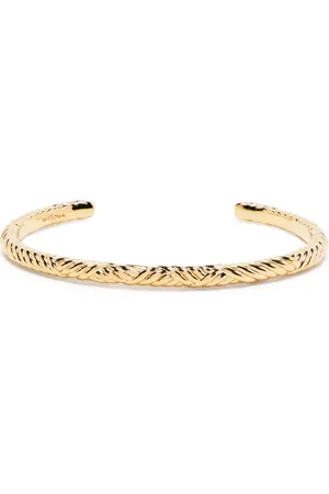 Missoma Wavy Ridge open-cuff bracelet