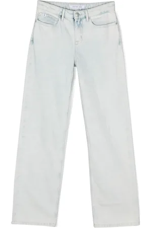 Calvin Klein High-rise wide-leg jeans