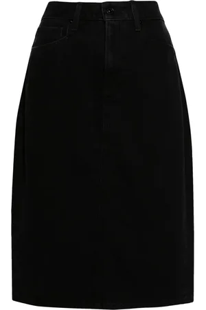 Paige Siren denim midi skirt